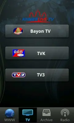 Khmer Live TV android App screenshot 2